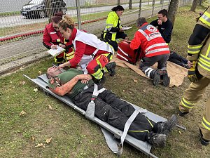 Feuerwehr&uuml;bung am Nachmittag