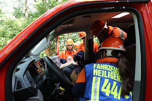 Die Jugendfeuerwehr Heilbad Heiligenstadt nahm am Berufsfeuerwehrtag teil