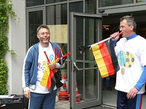 Fu&szlig;ball-Fieber in der Klinik