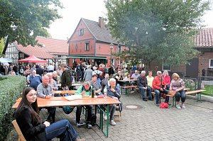 Peter Blei unterwegs beim Klostermarkt in Walkenried
