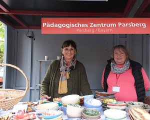 Peter Blei unterwegs beim Klostermarkt in Walkenried