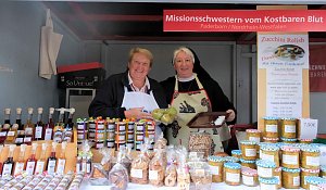 Peter Blei unterwegs beim Klostermarkt in Walkenried