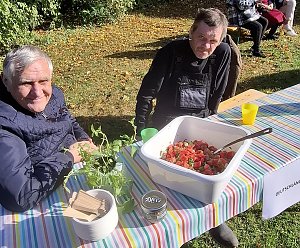 Der deutsche Stand bei der Interkulturelle Woche in Sondershausen