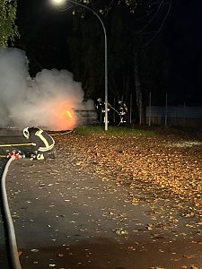 Fahrzeugbrand in der vergangenen Nacht