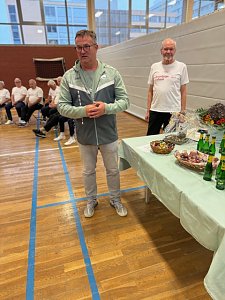 Ehrungsveranstaltung der Herzsportgruppe  f&uuml;r Gr&uuml;ndungsmitglied Dr. Kornmann