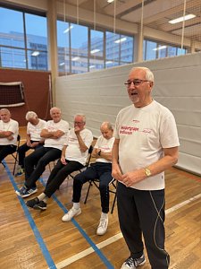 Ehrungsveranstaltung der Herzsportgruppe  f&uuml;r Gr&uuml;ndungsmitglied Dr. Kornmann
