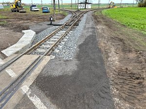 Bildergalerie der Grundhafte Instandsetzung Bahn&uuml;bergang am Gleisdreieck Siersleben