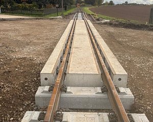 Bildergalerie der Grundhafte Instandsetzung Bahn&uuml;bergang am Gleisdreieck Siersleben