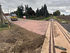 Bildergalerie der Grundhafte Instandsetzung Bahn&uuml;bergang am Gleisdreieck Siersleben