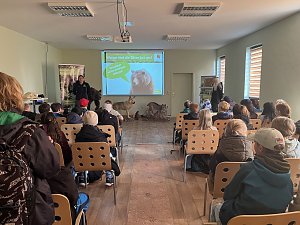 Die 5. Klassen des Humboldt-Gymnasiums waren zu Besuch im B&auml;renpark Worbis