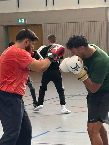Blocktraining der Boxsportler