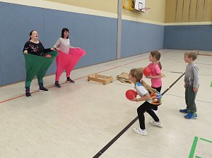 Kindervilla Bad Frankenhausen beim Familiensportfest