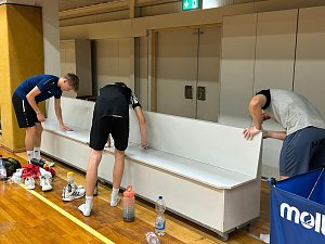Vorbereitungen für das Handball-Wochenende