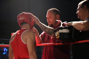 Boxgala in der Wiedigsburghalle