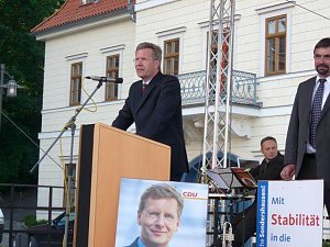 Christian Wulff 2009 in Sondershausen