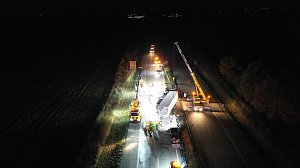 LKW-Unfall auf der Autobahn 38