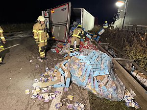 LKW-Unfall auf der Autobahn 38