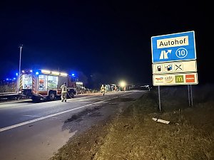 LKW-Unfall auf der Autobahn 38