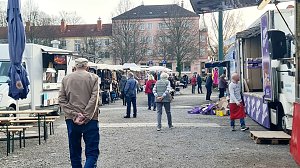 Noch bis zum Samstag auf dem August-Bebel-Platz