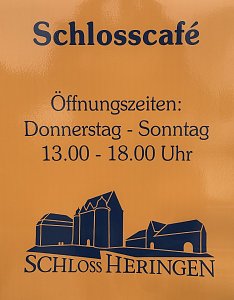 Neustart im Heringer Schlosscaf&eacute;