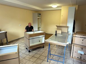 Arbeiten in der Gemeindek&uuml;che