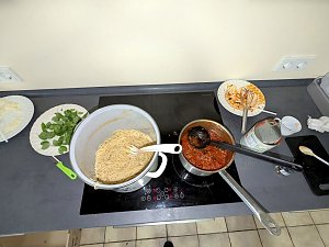 Arbeiten in der Gemeindek&uuml;che