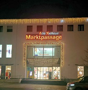 Peter Blei unterwegs im vorweihnachtlichen Nordhausen