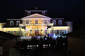 Eisbahn mit super Party in Bad Langensalza er&ouml;ffnet