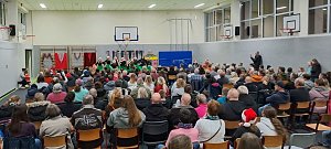 Festllicher H&ouml;hepunkt an der Regelschule Niedersachswerfen