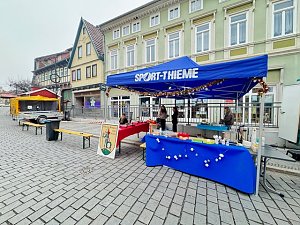 Bleicheröder Schützenjugend auf dem Weihnachtsmarkt