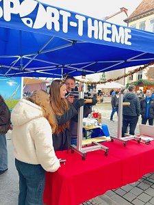 Bleicheröder Schützenjugend auf dem Weihnachtsmarkt