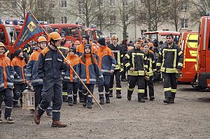 &Uuml;bergabe des Friedenslichts aus Bethlehem an die Kreisjugendfeuerwehren.