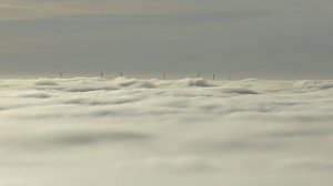 Blick &uuml;ber den Harz vom Poppenturm Richtung Sondershausen
