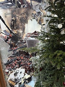 Haus in Sondershausen durch Brand zerst&ouml;rt