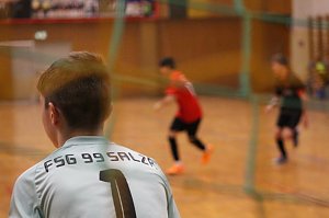 Ein Hallenturnier der Fu&szlig;baller der FSG 99 Salza