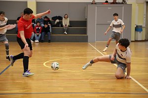 Ein Hallenturnier der Fu&szlig;baller der FSG 99 Salza