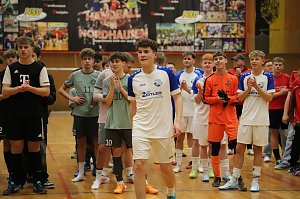 Ein Hallenturnier der Fu&szlig;baller der FSG 99 Salza