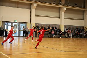 Ein Hallenturnier der Fu&szlig;baller der FSG 99 Salza