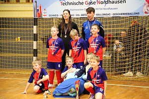 Ein Hallenturnier der Fu&szlig;baller der FSG 99 Salza