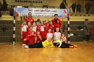 Ein Hallenturnier der Fu&szlig;baller der FSG 99 Salza