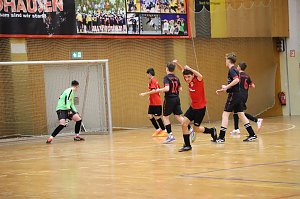 Ein Hallenturnier der Fu&szlig;baller der FSG 99 Salza