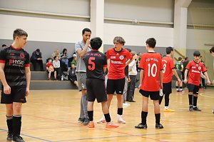 Ein Hallenturnier der Fu&szlig;baller der FSG 99 Salza