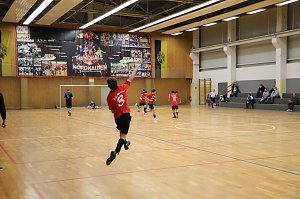 Ein Hallenturnier der Fu&szlig;baller der FSG 99 Salza
