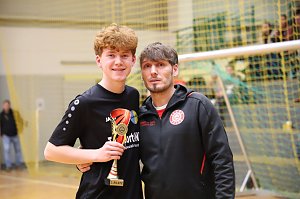 Ein Hallenturnier der Fu&szlig;baller der FSG 99 Salza