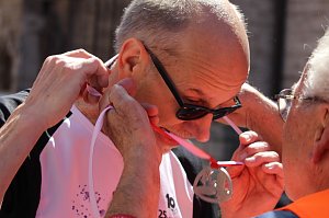 Siegerehrung nach dem Lauf