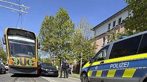 Verkehrsunfall in der Oberstadt, PKW mit Straßenbahn kollidiert