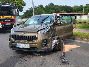 Ein heftiger Verkehrsunfall hat sich am Montagnachmittag in Niedersachswerfen ereignet.