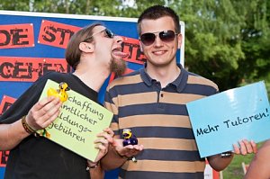 Enten zum Streiken