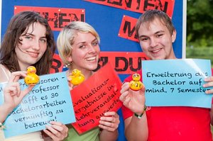 Enten zum Streiken