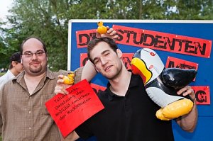 Enten zum Streiken